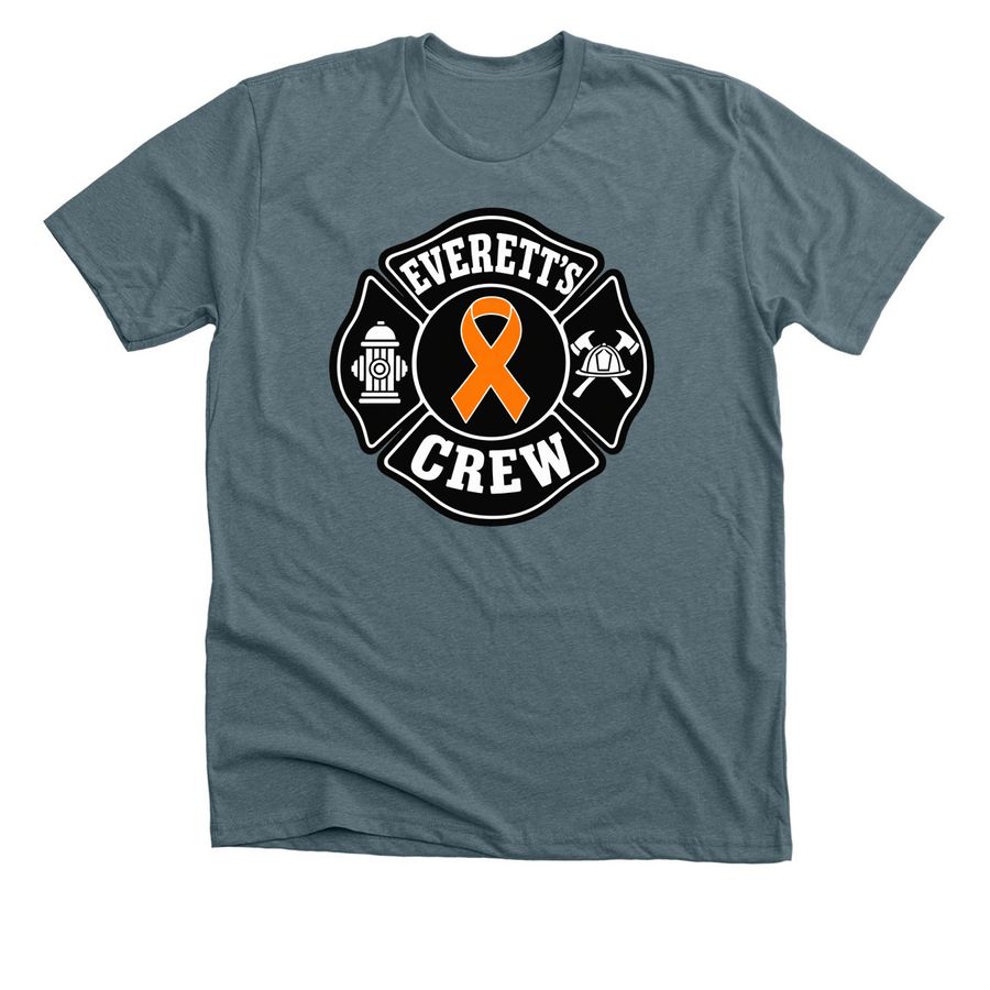 Everett?s Crew, a Heather Slate Premium Unisex Tee