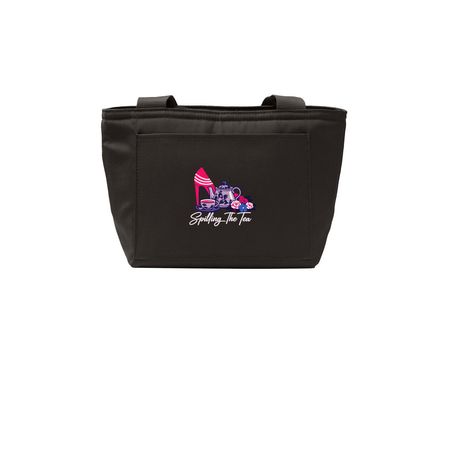 Eating Wellness!, a Deep Black Insulated Lunch Tote
