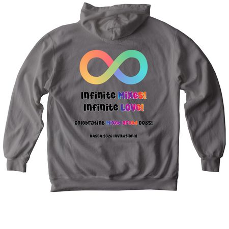 Mixed Breed Spirit Day 2026, a Grey Comfort Colors Pullover Hoodie