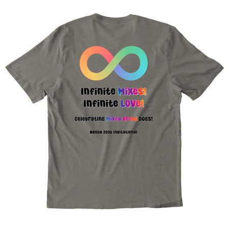 Mixed Breed Spirit Day 2026, a Driftwood Grey Allmade Organic Cotton Mineral Dye Tee