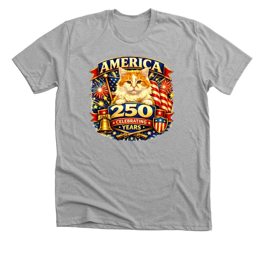 Celebrate & Help, a Athletic Heather Premium Unisex Tee