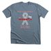 William the Warrior - v2, a Heather Slate Premium Unisex Tee