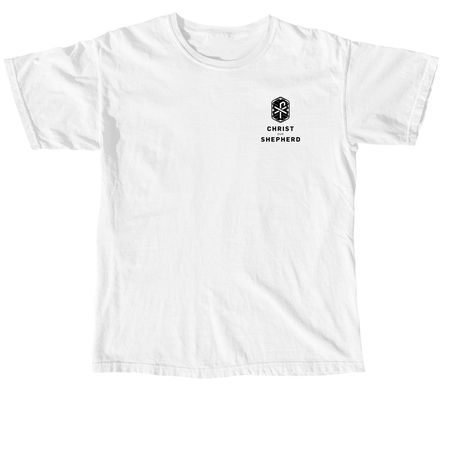 In Erlanger As It Is In Heaven, a White Comfort Colors Unisex Tee (back-view)