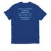 Wacky Canoe, a Andromeda Blue Allmade Organic Cotton Unisex Tee (back-view)