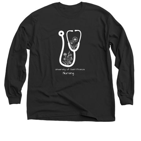 Blooming Nurse&nbsp;, a Black Classic Long Sleeve Tee