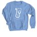 Blooming Nurse&nbsp;, a Carolina Blue Crewneck Sweatshirt