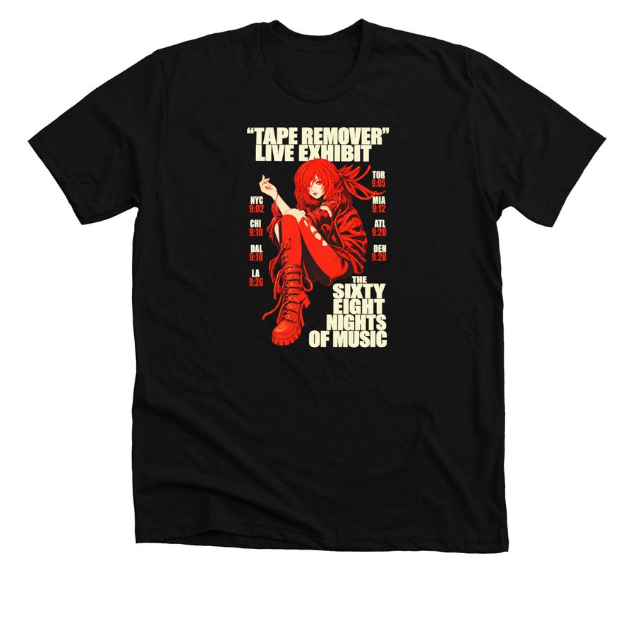 Jane Remover Tour Merch, a Solid Black Blend Premium Unisex Tee
