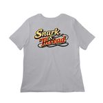0.00, a Solid Athletic Grey Women?s Relaxed Cotton Tee (back-view)