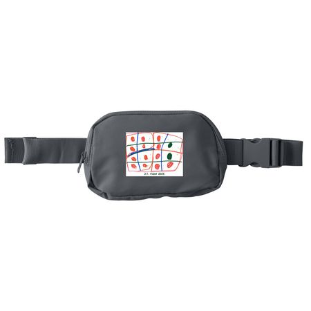 60th Anniversary Hip Pack ? Art by J.T., a Storm Grey Matte Hip Pack