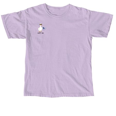 Cuff 'Em, a Orchid Comfort Colors Unisex Tee