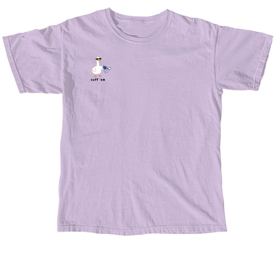 Cuff 'Em, a Orchid Comfort Colors Unisex Tee