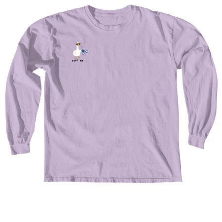 Cuff 'Em, a Orchid Comfort Colors Long Sleeve Tee