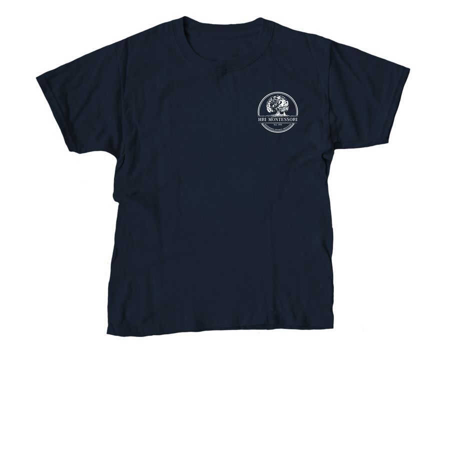 Tree Logo- Youth Shirts, a Navy Youth Unisex Tee