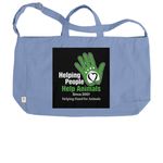 Celebrate 25 Years With Us!, a Elemental Blue Reclaimist G2G Tote Bag (back-view)