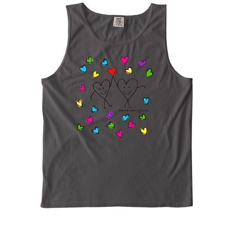 S.M.I.L.E for RLC - "We Belong", a Pepper Comfort Colors Tank Top