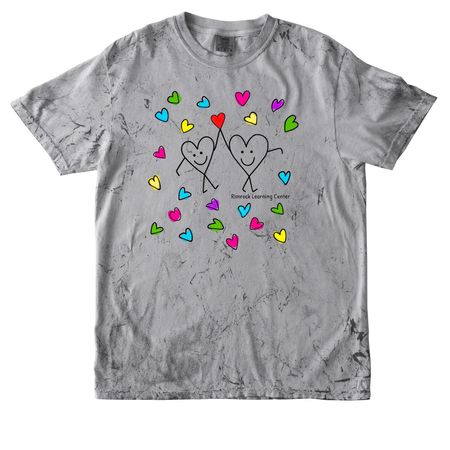 S.M.I.L.E for RLC - "We Belong", a Smoke Comfort Colors Colorblast Tee