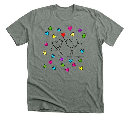 S.M.I.L.E for RLC - "We Belong", a Deep Heather Premium Unisex Tee