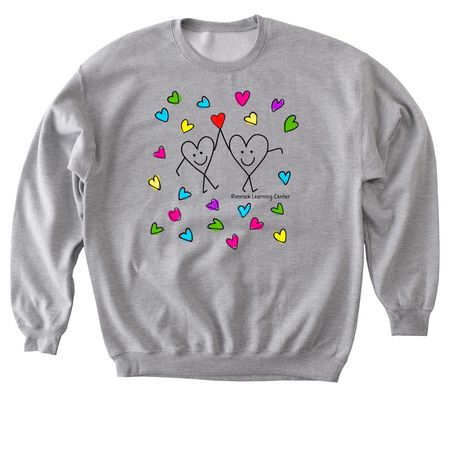 S.M.I.L.E for RLC - "We Belong", a Sport Grey Softstyle Crewneck Sweatshirt