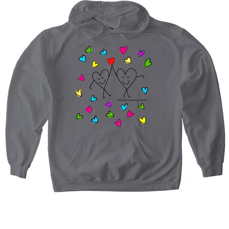 S.M.I.L.E for RLC - "We Belong", a Charcoal Gildan Softstyle Pullover Hoodie