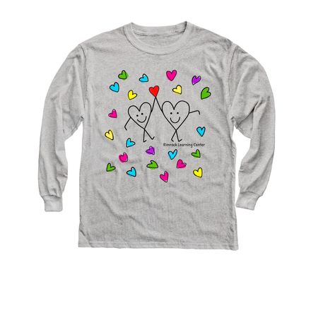 S.M.I.L.E for RLC - "We Belong", a Sport Grey Youth Long Sleeve Tee