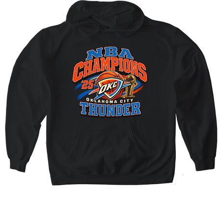 NBA Champions&nbsp;, a Black Gildan Softstyle Pullover Hoodie