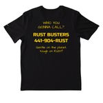 RB NIKE WORK SHIRTS, a Black Nike Dri-FIT Jersey Blend Performance Tee (back-view)