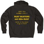 RB NIKE WORK SHIRTS, a Black Nike Club Fleece Zip Up Hoodie (back-view)