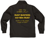 RB NIKE WORK SHIRTS, a Black Nike Club Fleece Half Zip Pullover (back-view)
