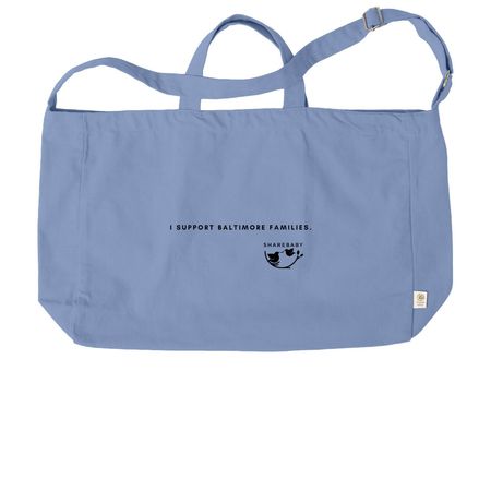 I Support Baltimore Families&nbsp;, a Elemental Blue Reclaimist G2G Tote Bag