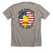 AN/SQQ-32 - Variable Depth Minehunting Sonar, a Heather Stone Premium Unisex Tee (back-view)