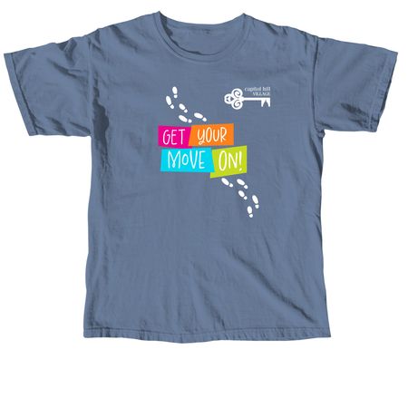 Get Your Move On Apparel, a Blue Jean Comfort Colors Unisex Tee