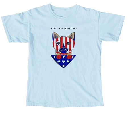 Taylum's Tees ? Purr-fect Patriot, a Chambray Comfort Colors Unisex Tee