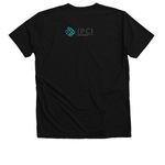 Pride Month 2026 Fundraiser, a Solid Black Blend Premium V-Neck Tee (back-view)