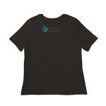 Pride Month 2026 Fundraiser, a Black Women?s Relaxed Cotton Tee (back-view)