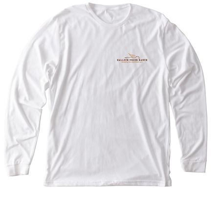 HCR - One Living System Light Collection, a Solid White Blend Premium Long Sleeve Tee