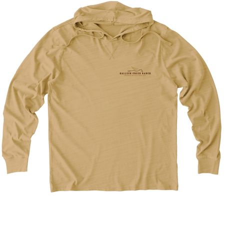 HCR - One Living System Light Collection, a Golden Wheat Allmade Organic Cotton Mineral Dye Hoodie Tee