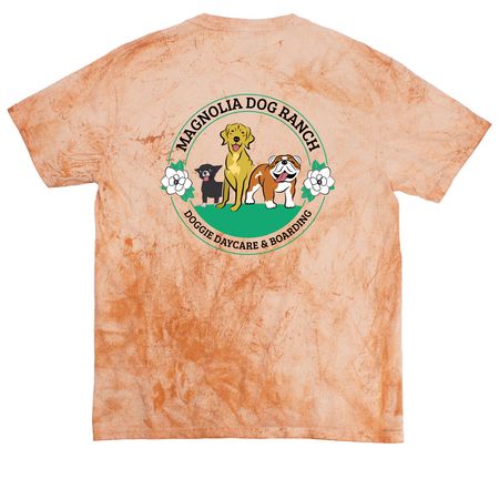 Get to the Point, a Umber Comfort Colors Colorblast Tee (back-view)