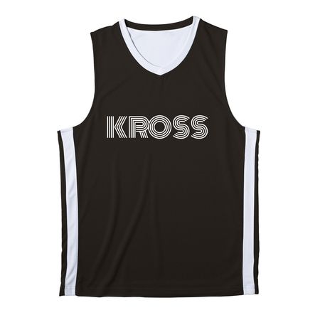 Kross Reversible Jerseys&nbsp;, a Black/ White Reversible Basketball Jersey
