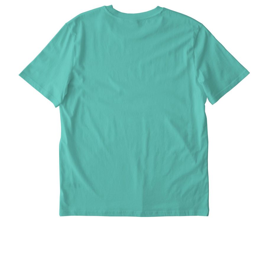 the *diva* t shirt, a Pool Blue Stanley/Stella Unisex Creator 2.0 Tee (back-view)