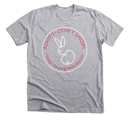 Adopt! Don't Shop!&nbsp;, a Athletic Heather Premium Unisex Tee