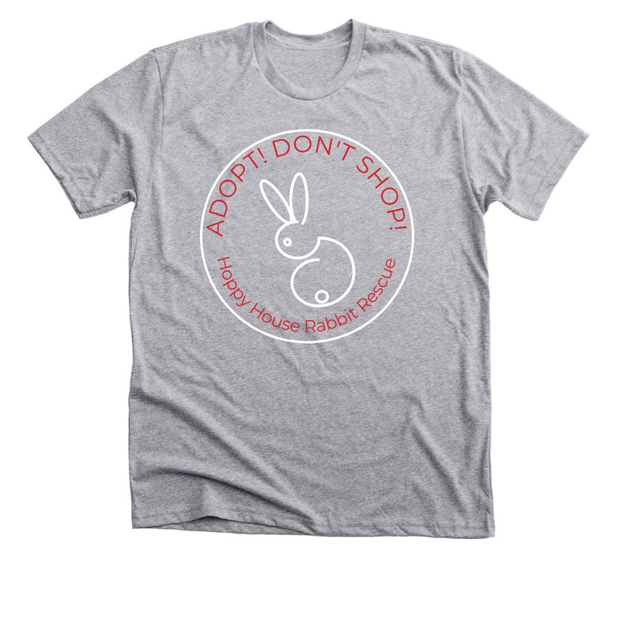 Adopt! Don't Shop!&nbsp;, a Athletic Heather Premium Unisex Tee