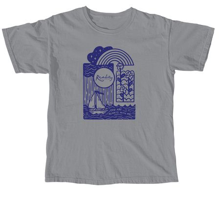 Reality Retreats Summer tee 2026, a Granite Comfort Colors Unisex Tee