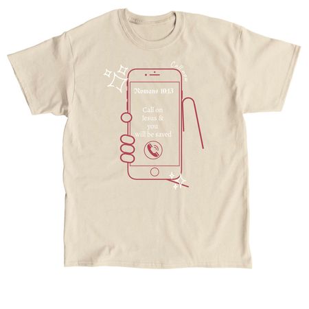 Call on Jesus&nbsp;, a Sand Classic Unisex Tee