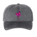 Butterfly Baseball Hat, a Black Printed Pigment Dye Baseball Cap
