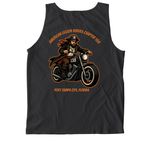 ALR Chapter 138, a Black Comfort Colors Tank Top (back-view)