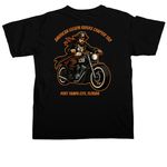 ALR Chapter 138, a Black Comfort Colors Unisex Tee (back-view)