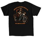 ALR Chapter 138, a Black Classic Unisex Tee (back-view)