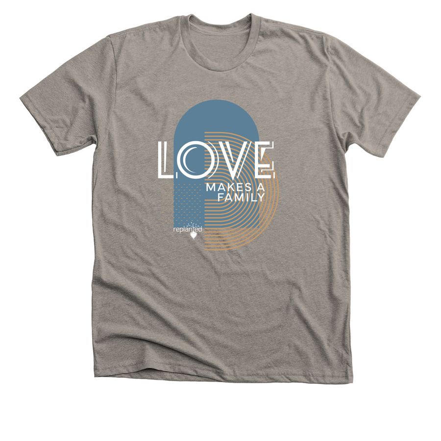Love Makes a Family, a Heather Stone Premium Unisex Tee