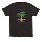 Swopes&nbsp;, a Black Premium Cotton Tee (back-view)