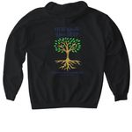 Swopes&nbsp;, a Black Gildan Softstyle Pullover Hoodie (back-view)